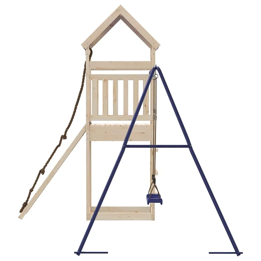 Aire de jeux d'extérieur bois de pin massif - 5