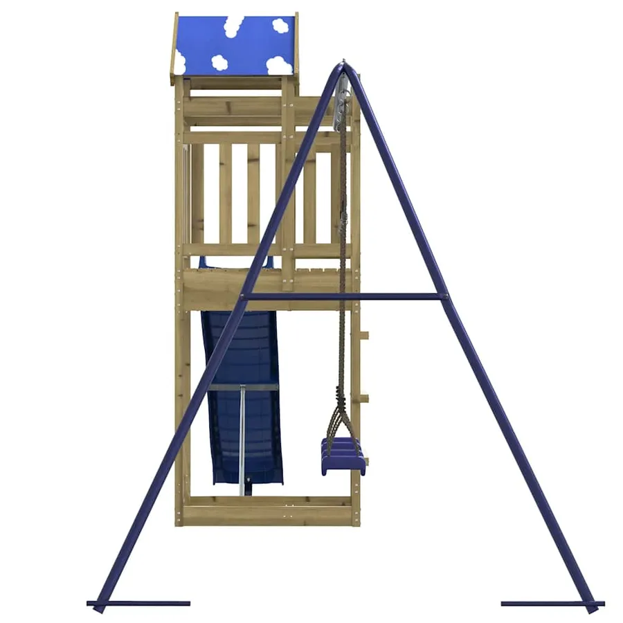 Aire de jeux d'extérieur bois de pin imprégné - 5