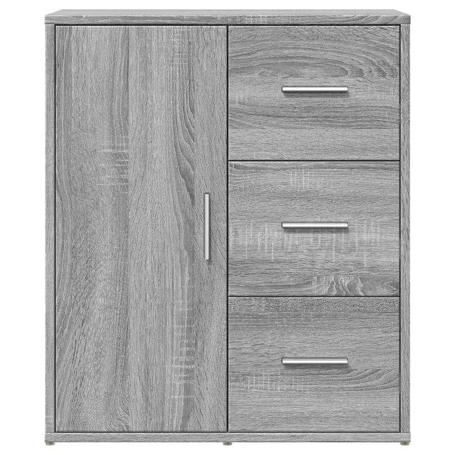 Buffet sonoma gris 60x31x70 cm bois d'ingénierie - 5