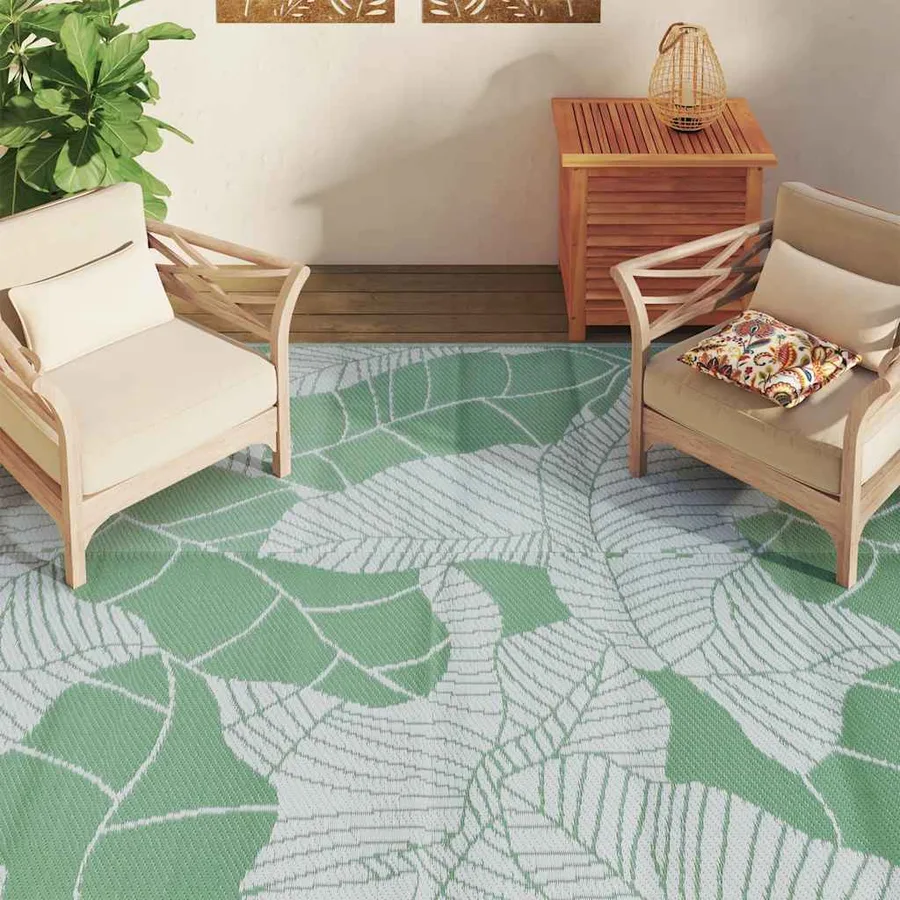 Tapis d'extérieur ARAKIL vert 190 x 290 cm PP - 3