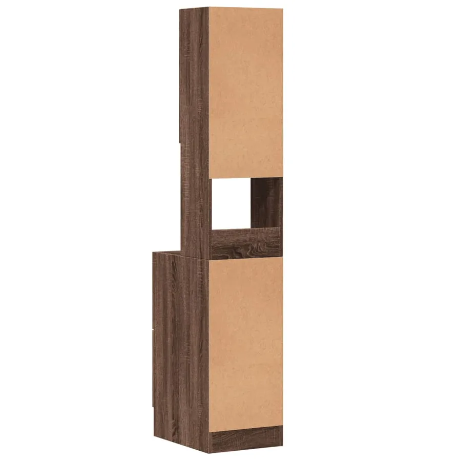 Armoire de cuisine chêne marron 35x50x180 cm bois d’ingénierie - 6