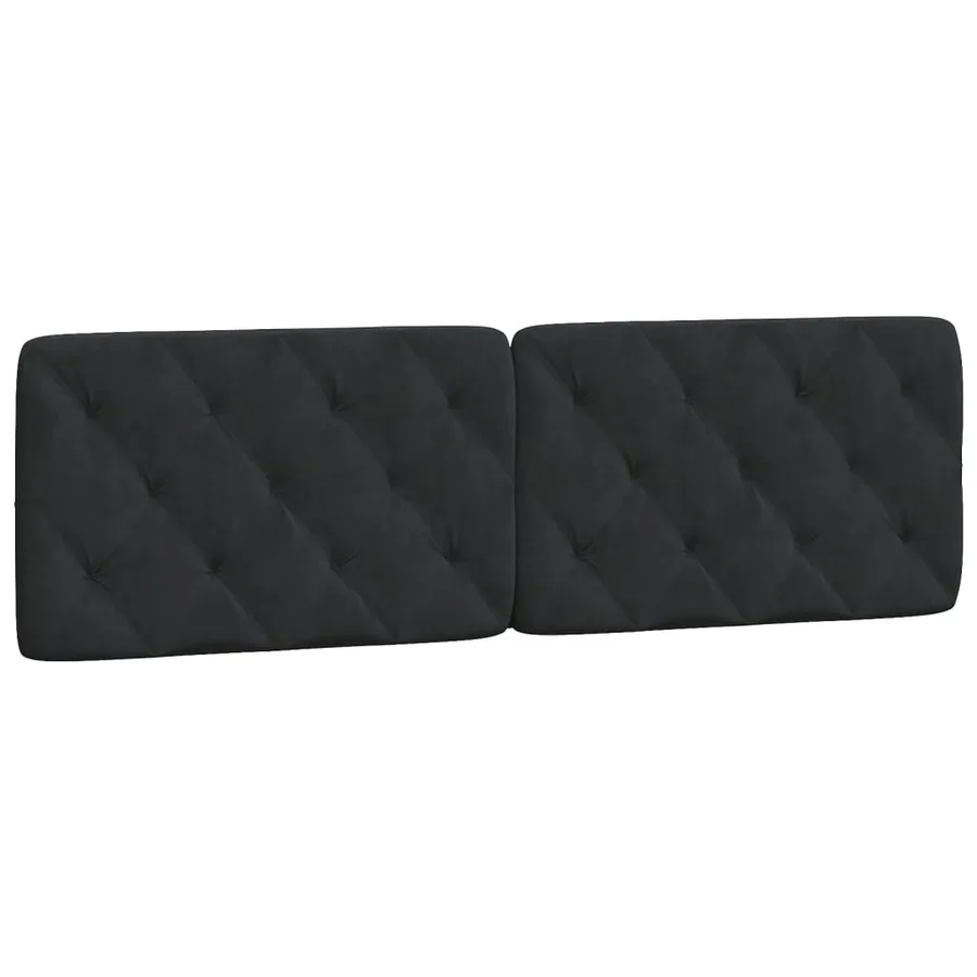 Cadre de lit avec LED sans matelas noir 160x200 cm velours - 9