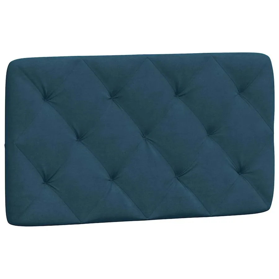 Cadre de lit sans matelas bleu 80x200 cm velours - 6