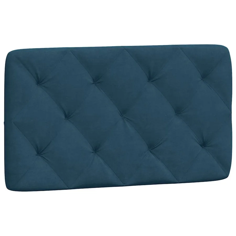 Lit avec matelas bleu 80x200 cm velours - 5