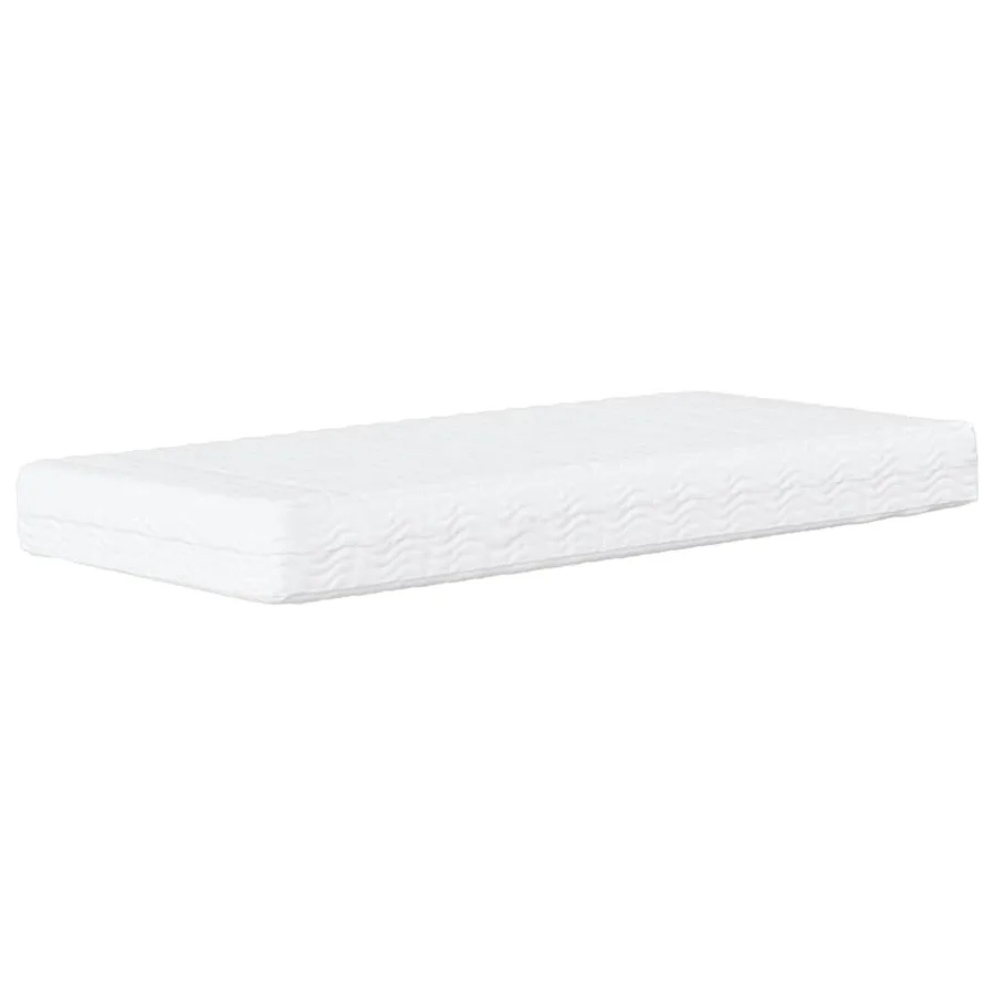 Lit avec matelas bleu 80x200 cm velours - 8