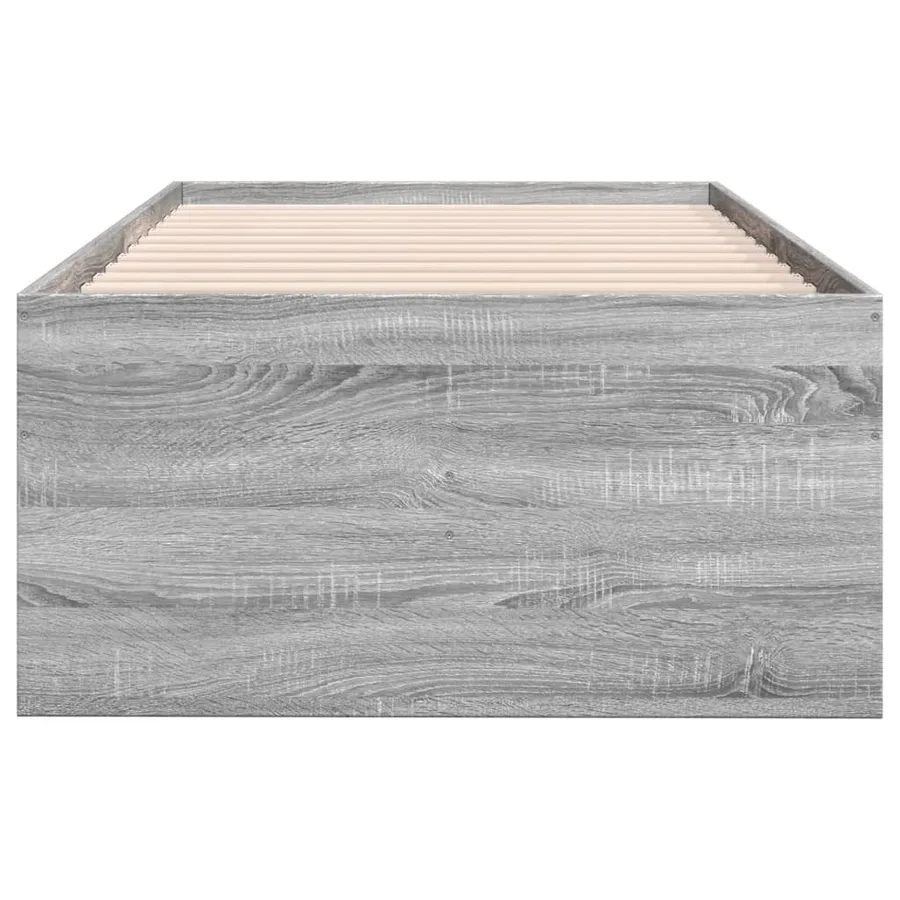 Lit de jour avec tiroirs sans matelas sonoma gris 90x200 cm - 5