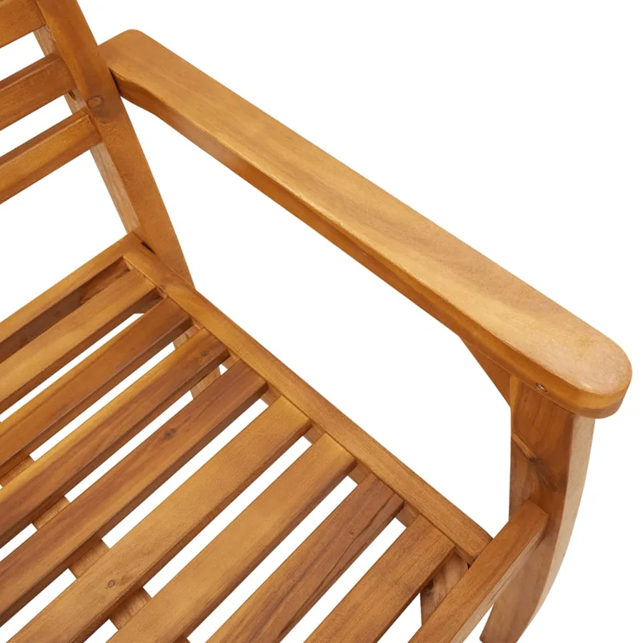 Chaises de jardin lot de 8 59x55x85 bois massif d'acacia - 8