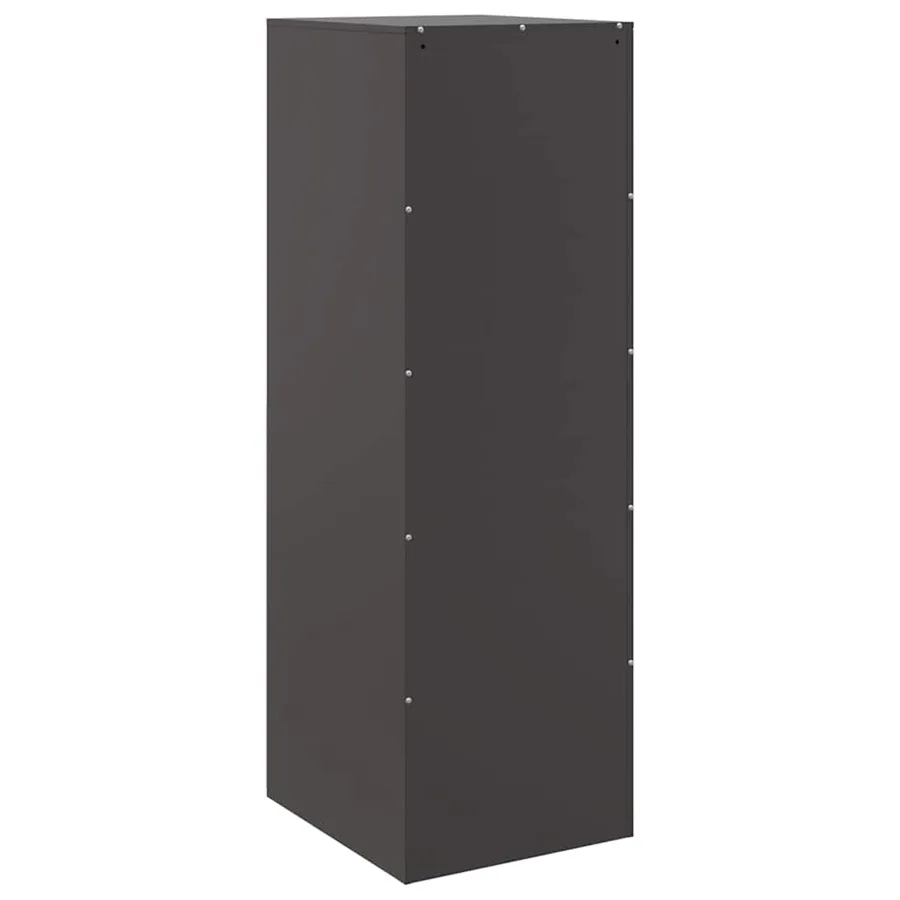 Buffet noir 34,5x39x107 cm acier - 9