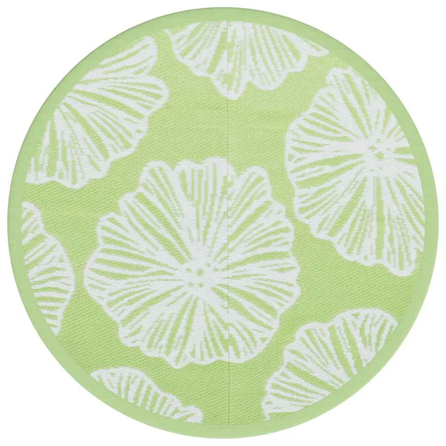 Tapis d'extérieur ARAKIL vert Ø200 cm PP - 2