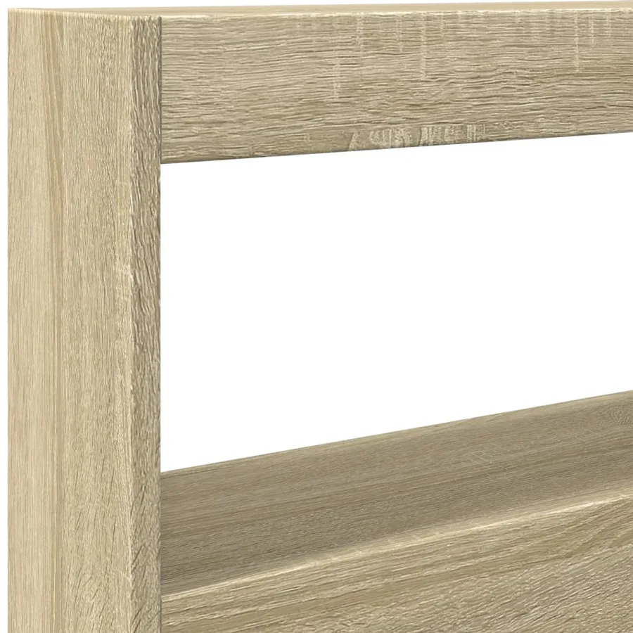 Armoire tête de lit avec LED chêne sonoma 120x17x102 cm - 9