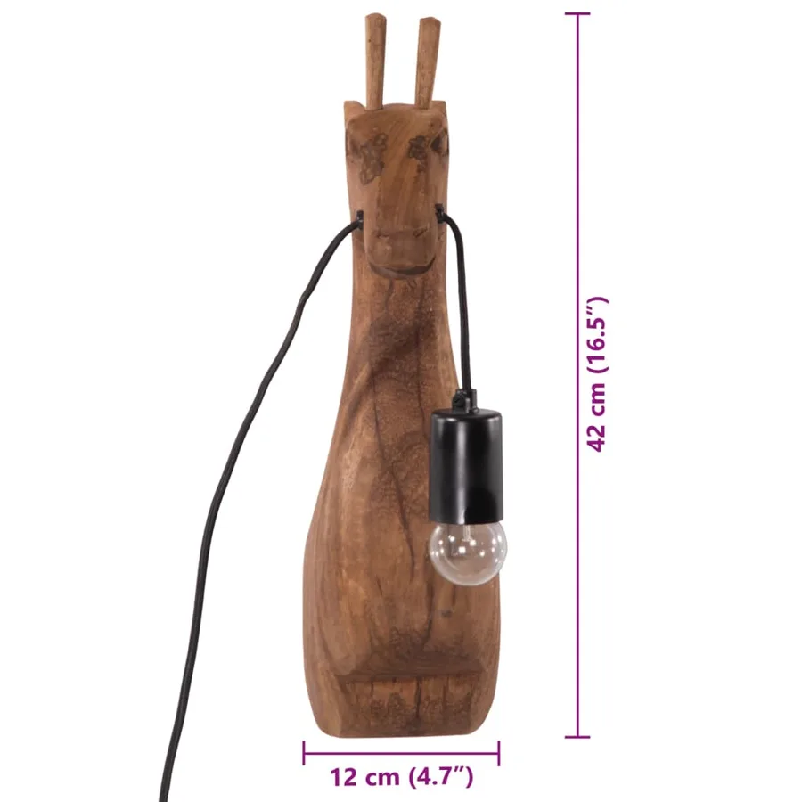 Lampe murale en forme d'animal 25 W 12x12x42 cm E27 - 10