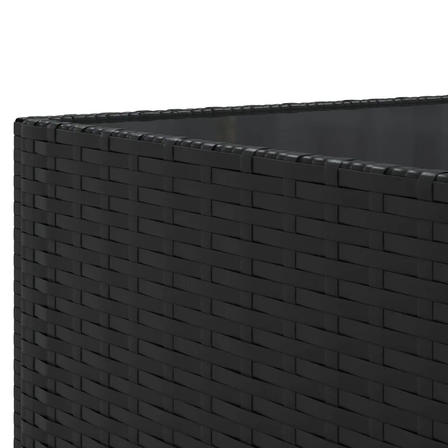Salon de jardin 7 pcs avec coussins Noir Résine tressée 63 x 63 x 57,5 cm - 48,9 kg - 9