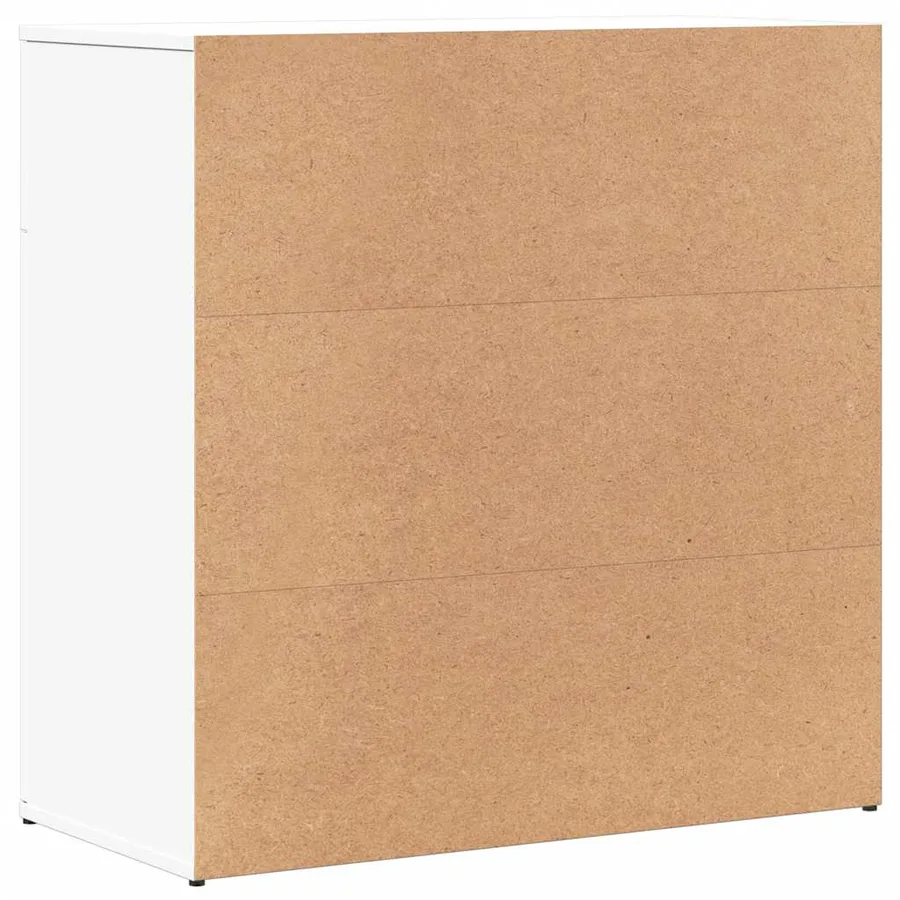 Buffets 2 pcs blanc 79x38x80 cm bois d’ingénierie - 7