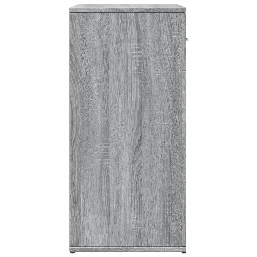 Buffet sonoma gris 79x38x80 cm bois d'ingénierie - 6