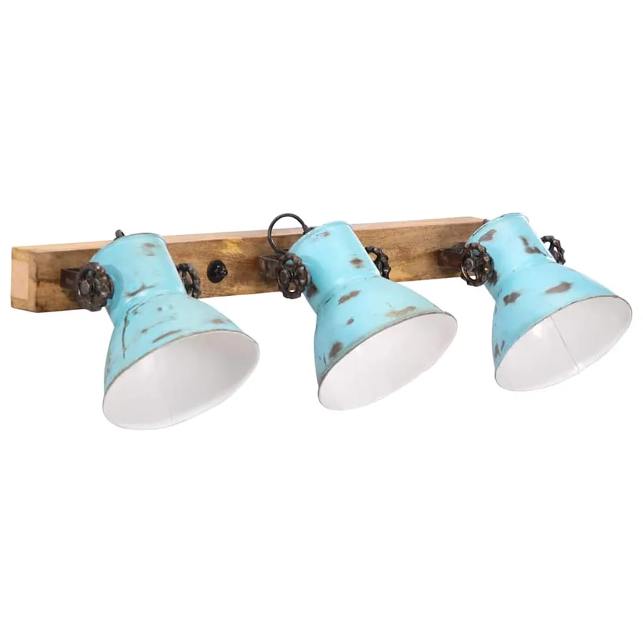 Lampe murale 25 W bleu délavé 65x25 cm E27 - 2