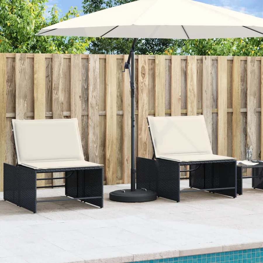 Base de parasol avec poignées pour mâts Ø38 / 48 mm 25 kg rond - 3