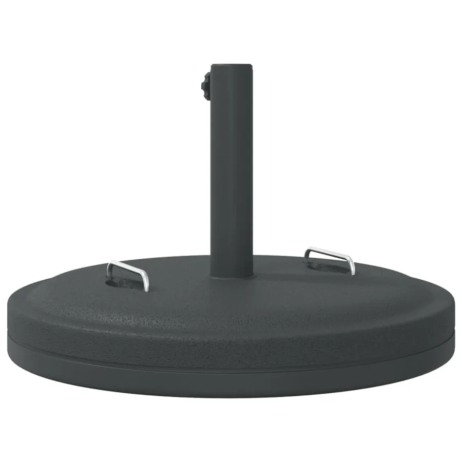 Base de parasol avec poignées pour mâts Ø38 / 48 mm 25 kg rond - 6