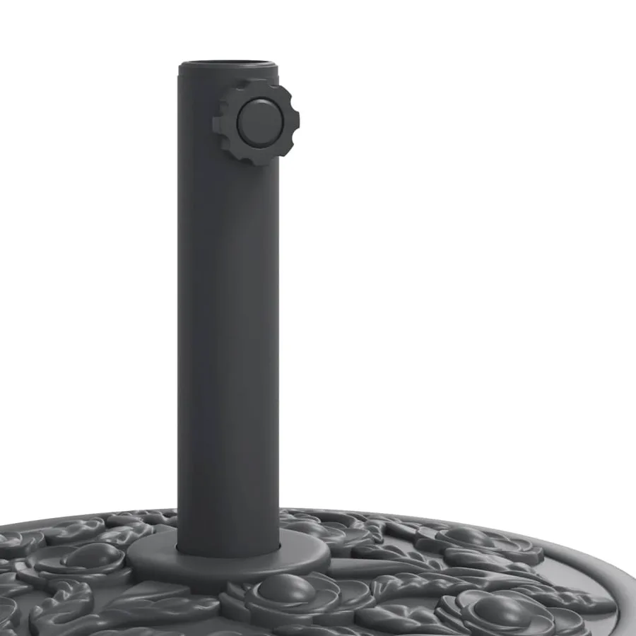 Base de parasol avec roues pour mâts Ø38 / 48 mm 27 kg rond - 7
