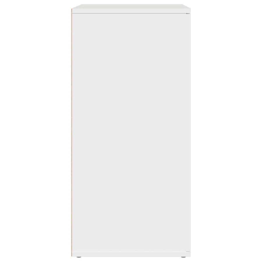 Buffets 2 pcs blanc 79x38x80 cm bois d’ingénierie - 6