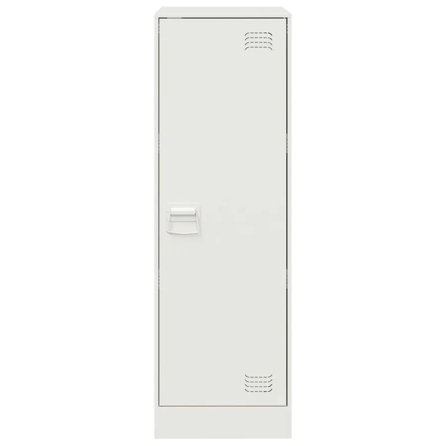 Buffet blanc 34,5x39x107 cm acier - 6