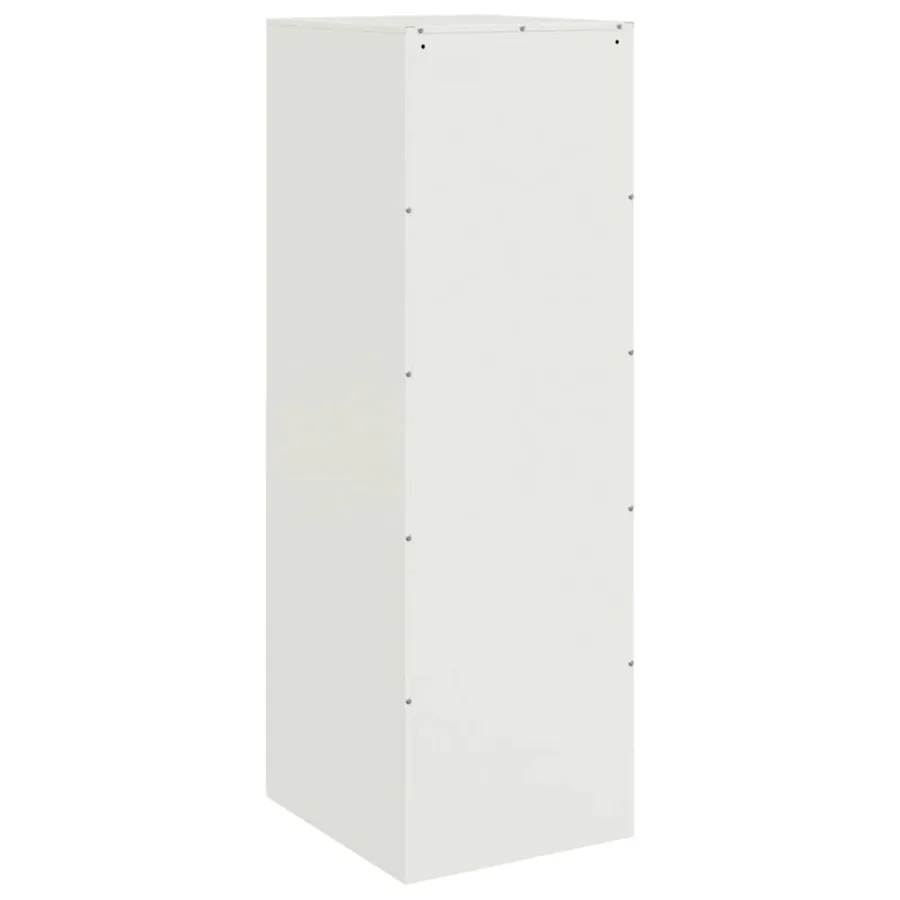Buffet blanc 34,5x39x107 cm acier - 9