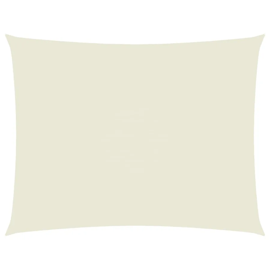 Sun shade sail rectangular oxford fabric 2.5x4 m cream - 2