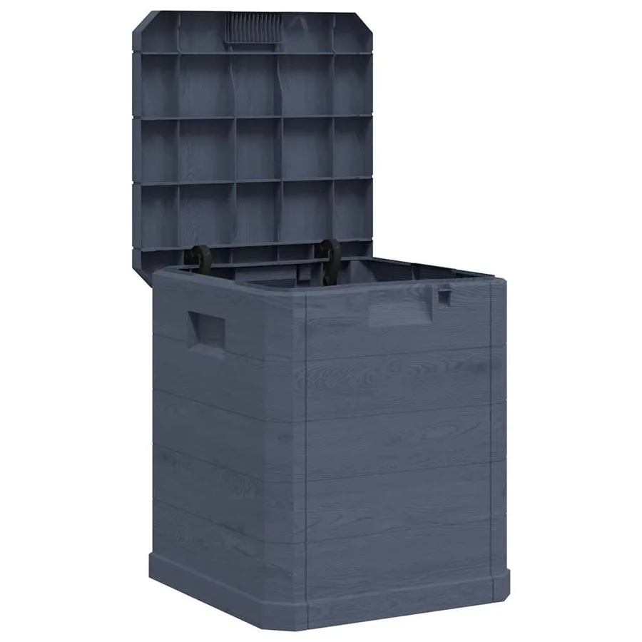 Boîte de rangement de jardin 90 L Anthracite - 2