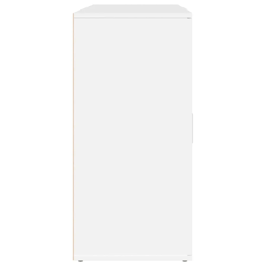 Buffets 3 pcs Blanc Bois d'ingénierie - 5