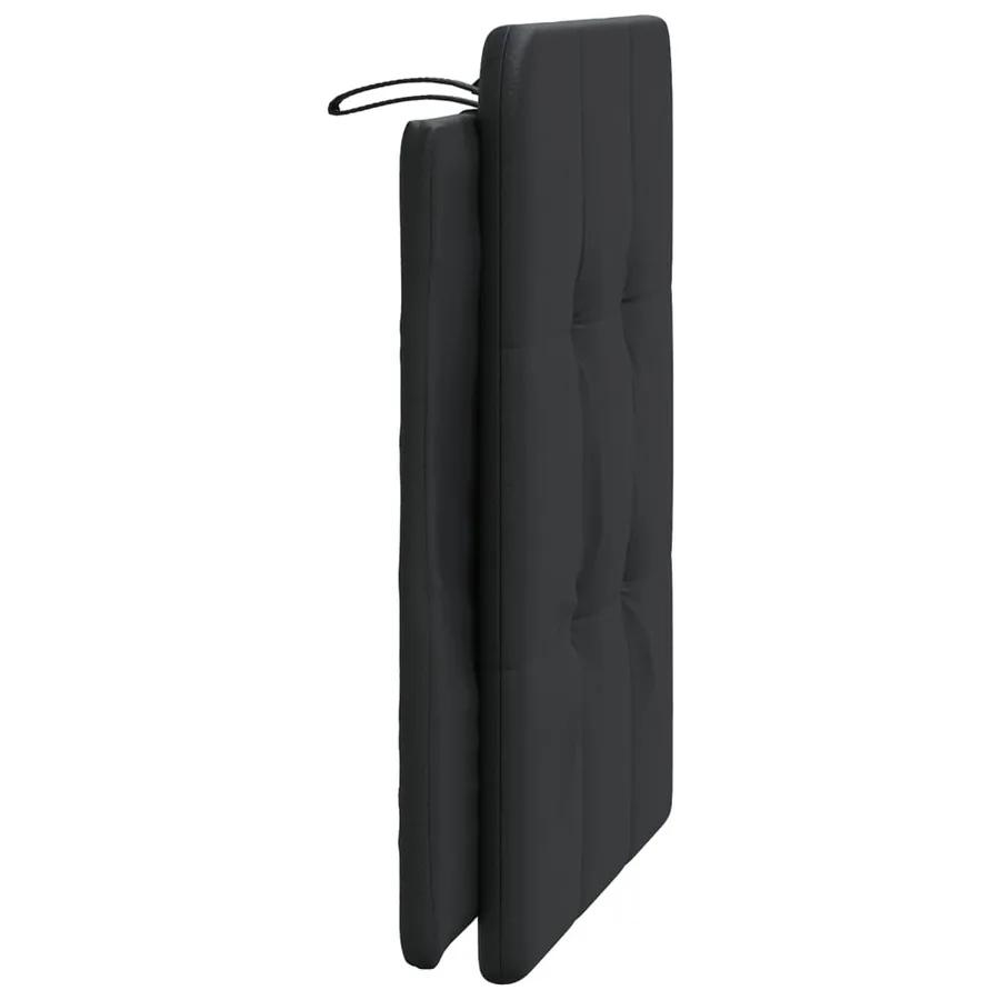Coussin de tête de lit Zadar noir 90 cm similicuir - 5