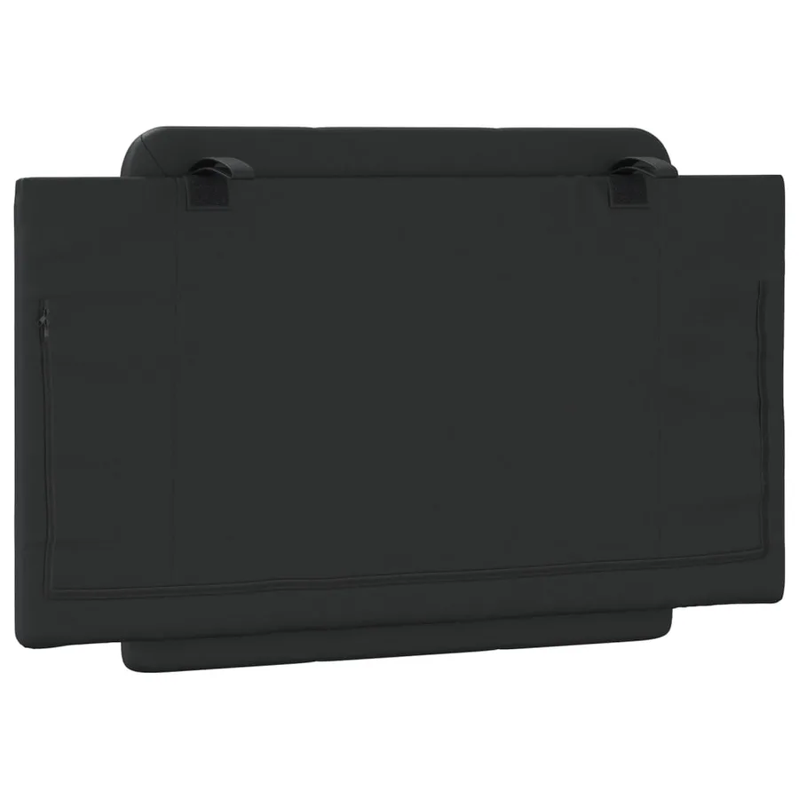 Coussin de tête de lit Zadar noir 90 cm similicuir - 6