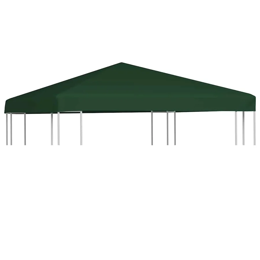 Gazebo top cover 310 g/m² 3 x 3 m Green