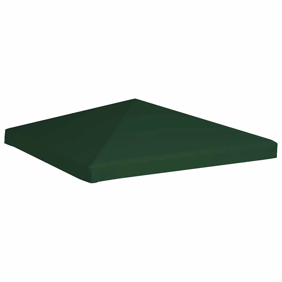 Toile supérieure de belvédère 310 g / m² 3 x 3 m Vert - 2