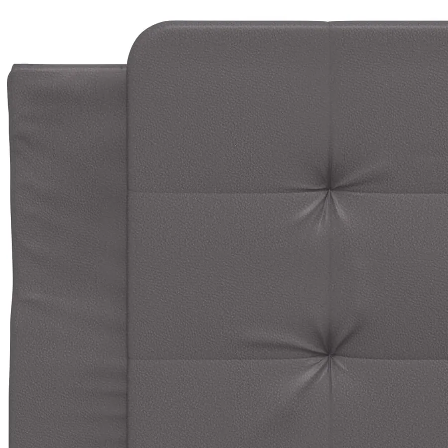 Cadre de lit avec LED sans matelas Zadar gris 100x200 cm - 11