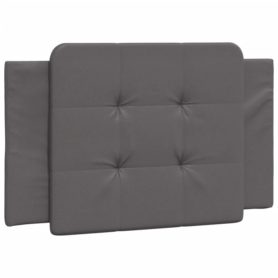 Cadre de lit avec LED sans matelas Zadar gris 100x200 cm - 7