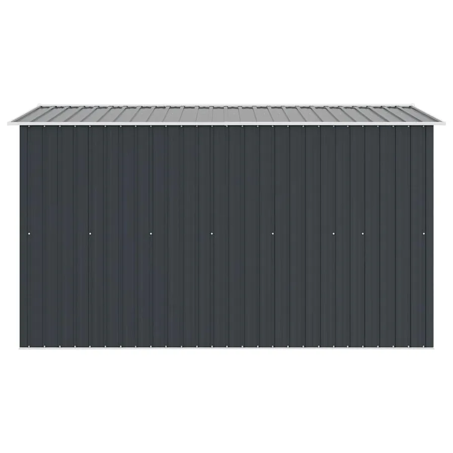 Abri de jardin 257x298x178 cm Métal Anthracite - 6