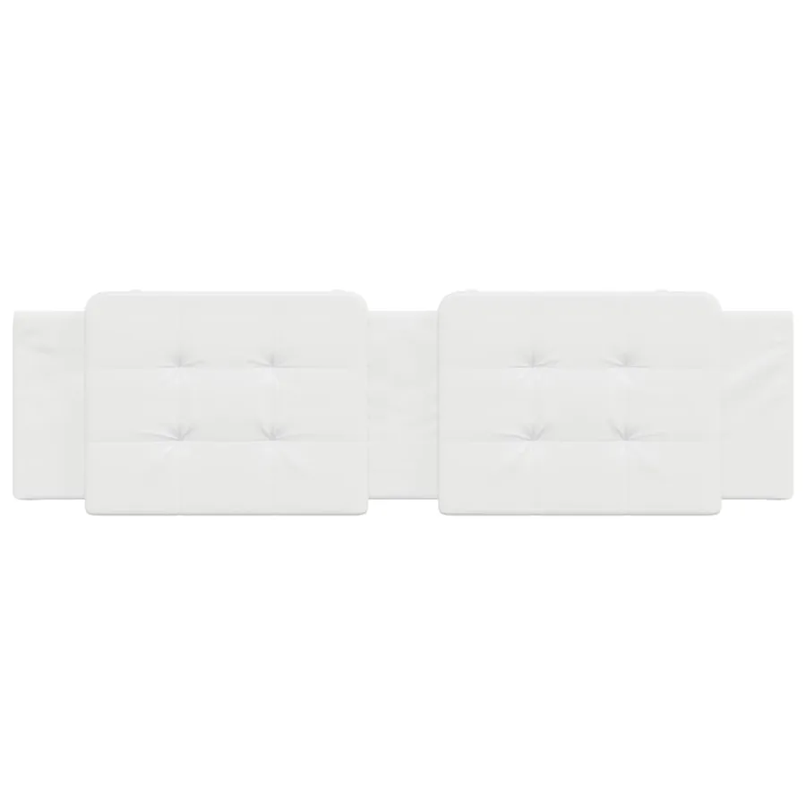 Coussin de tête de lit Zadar blanc 180 cm similicuir - 4