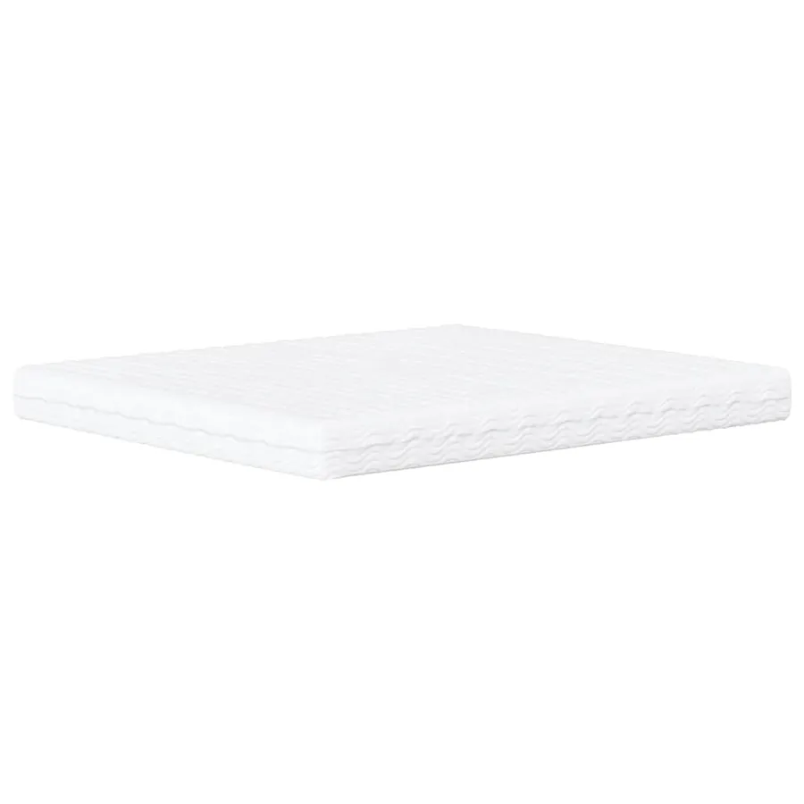 Lit avec matelas Zadar noir 160x200 cm similicuir - 6