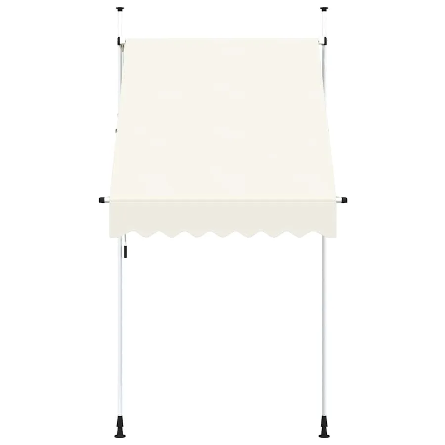 Manual retractable awning 150 cm Cream - 3
