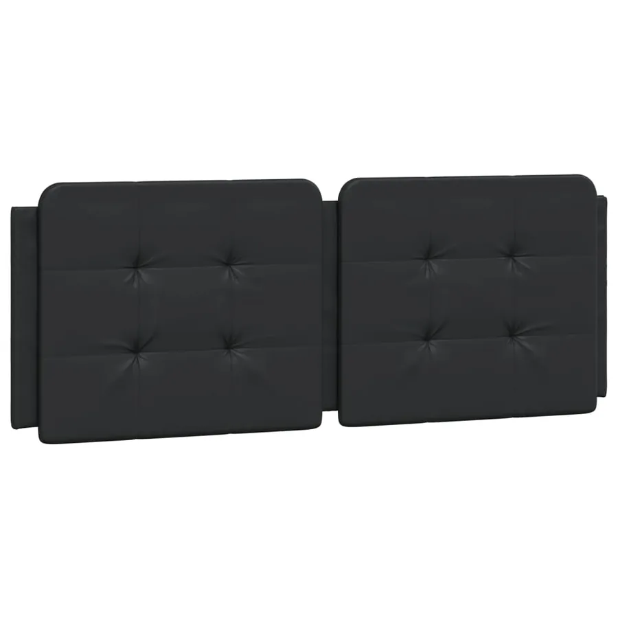 Cadre de lit sans matelas Zadar noir 120x200 cm similicuir - 5