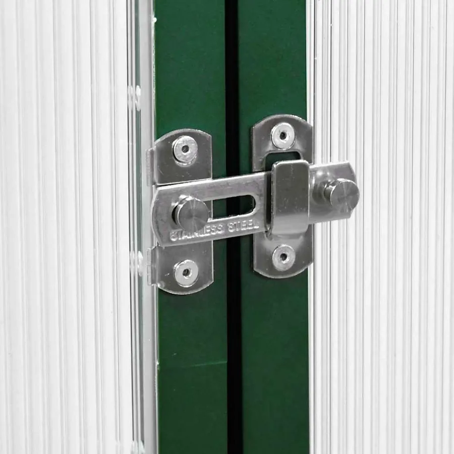 Serre avec cadre de base vert 334x169x202 cm aluminium - 7