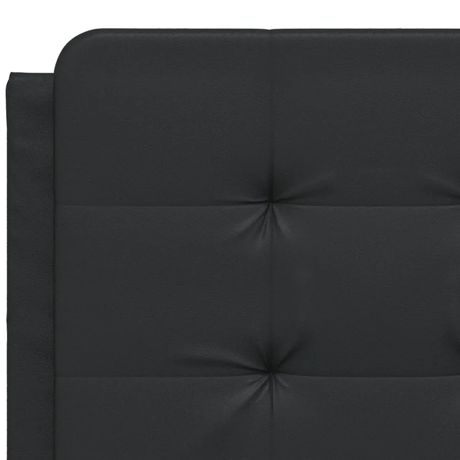 Cadre de lit avec LED sans matelas Zadar noir 140x190 cm - 11