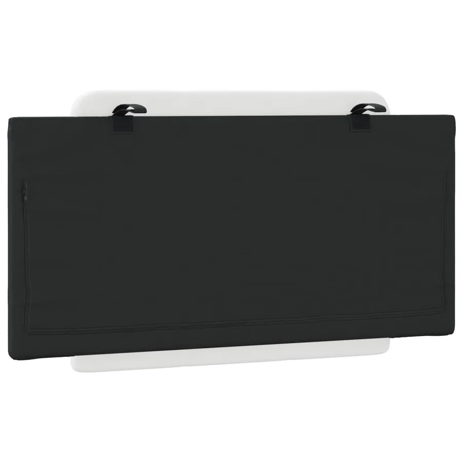 Coussin de tête de lit Zadar noir et blanc 100 cm similicuir - 6