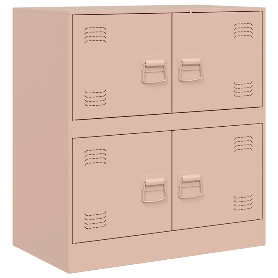 Buffet rose 67x39x73 cm acier - 2
