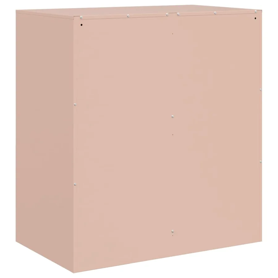 Buffet rose 67x39x73 cm acier - 9