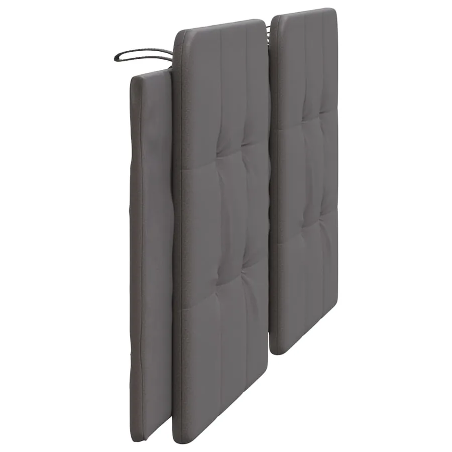 Coussin de tête de lit Zadar gris 180 cm similicuir - 5
