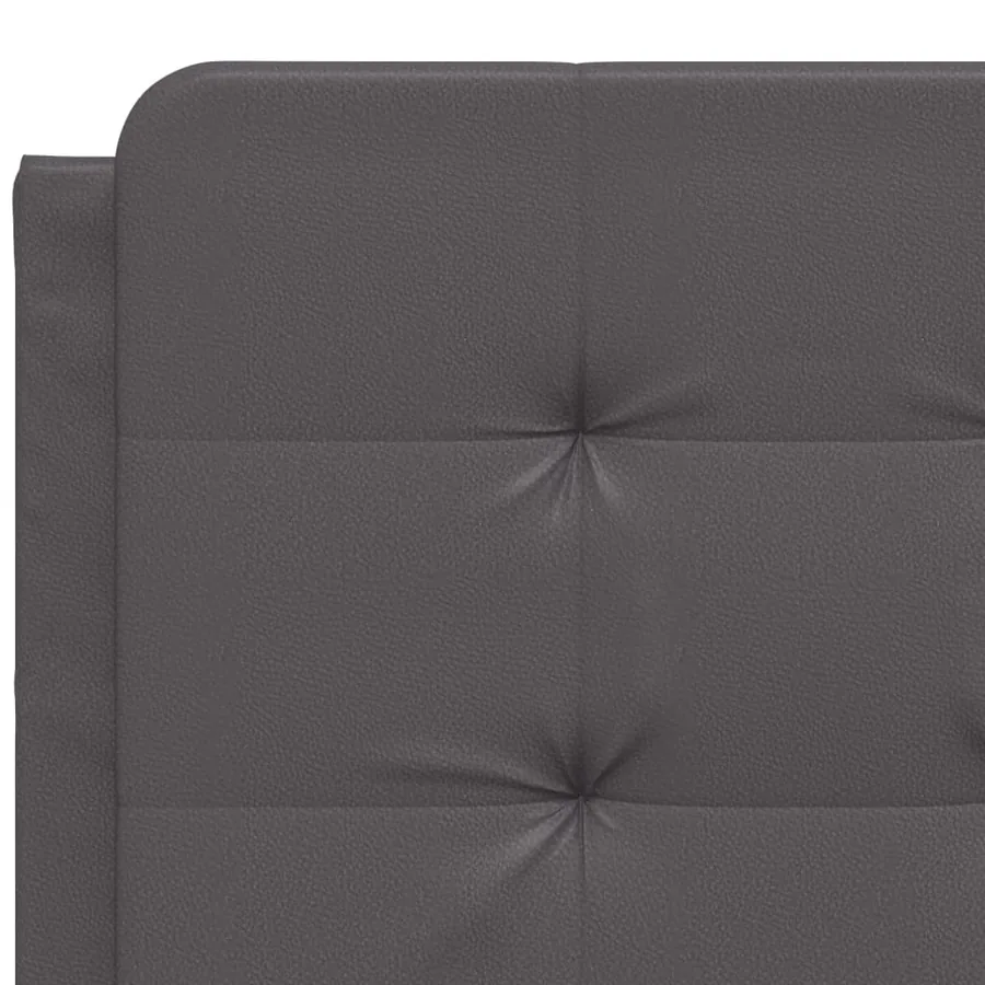 Coussin de tête de lit Zadar gris 140 cm similicuir - 7