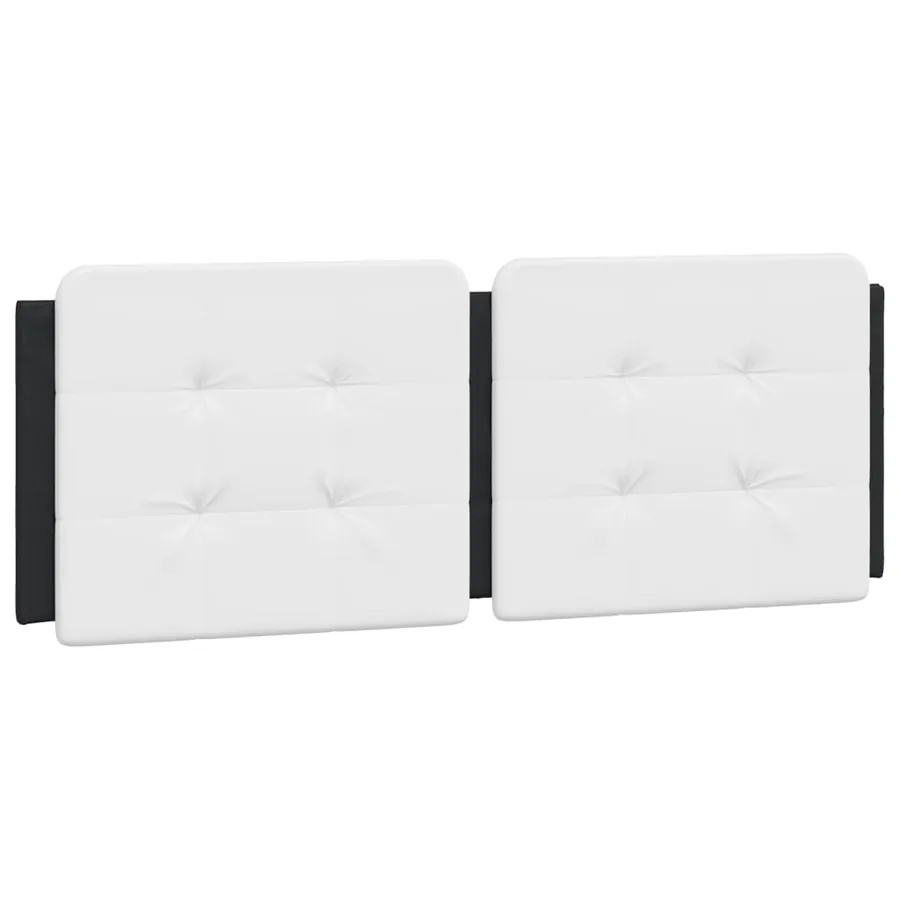 Cadre de lit avec LED sans matelas Zadar noir et blanc 140x190 cm - 10
