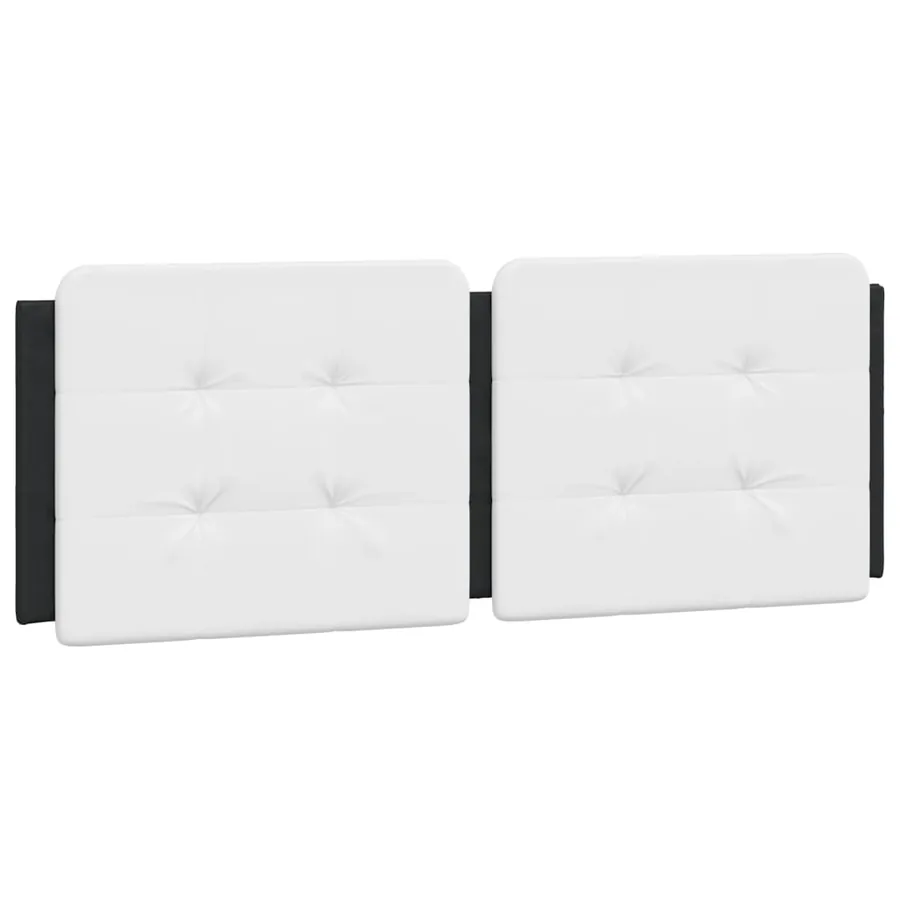 Cadre de lit avec LED sans matelas Zadar noir et blanc 140x200 cm - 10