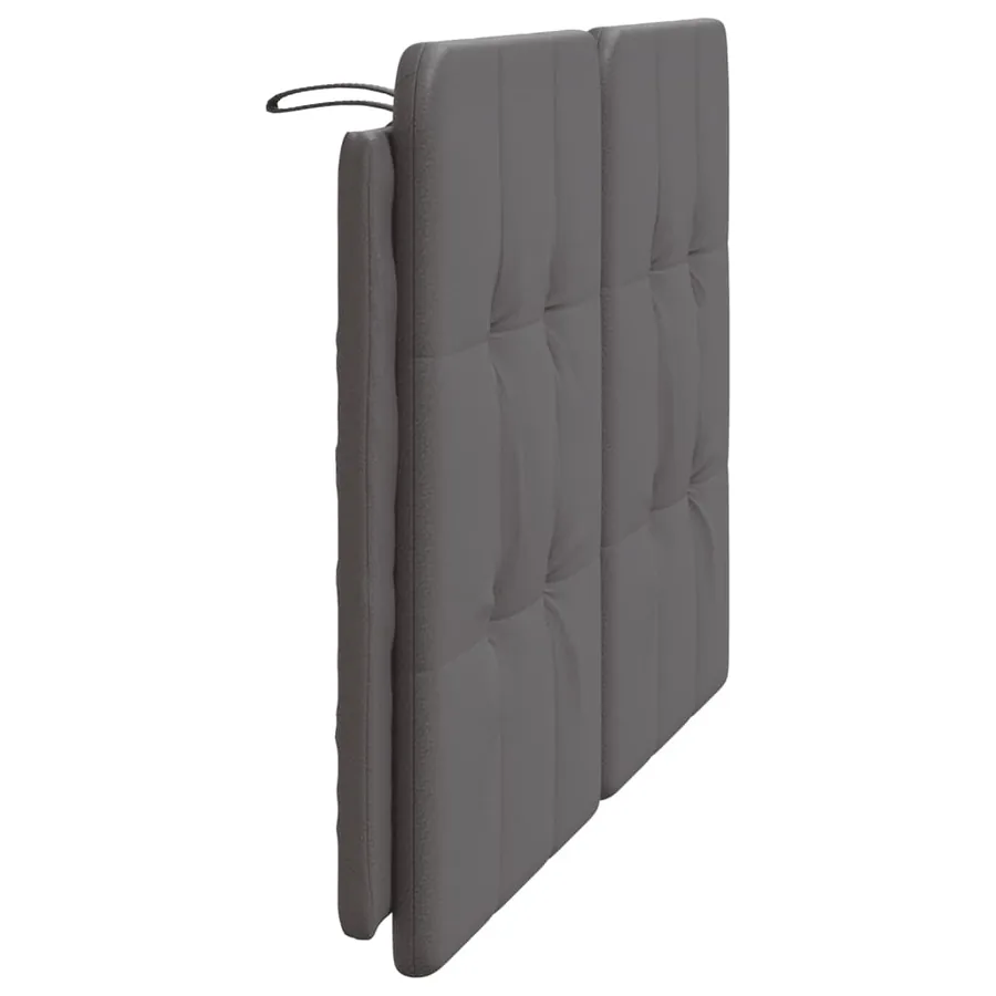 Coussin de tête de lit Zadar gris 160 cm similicuir - 5