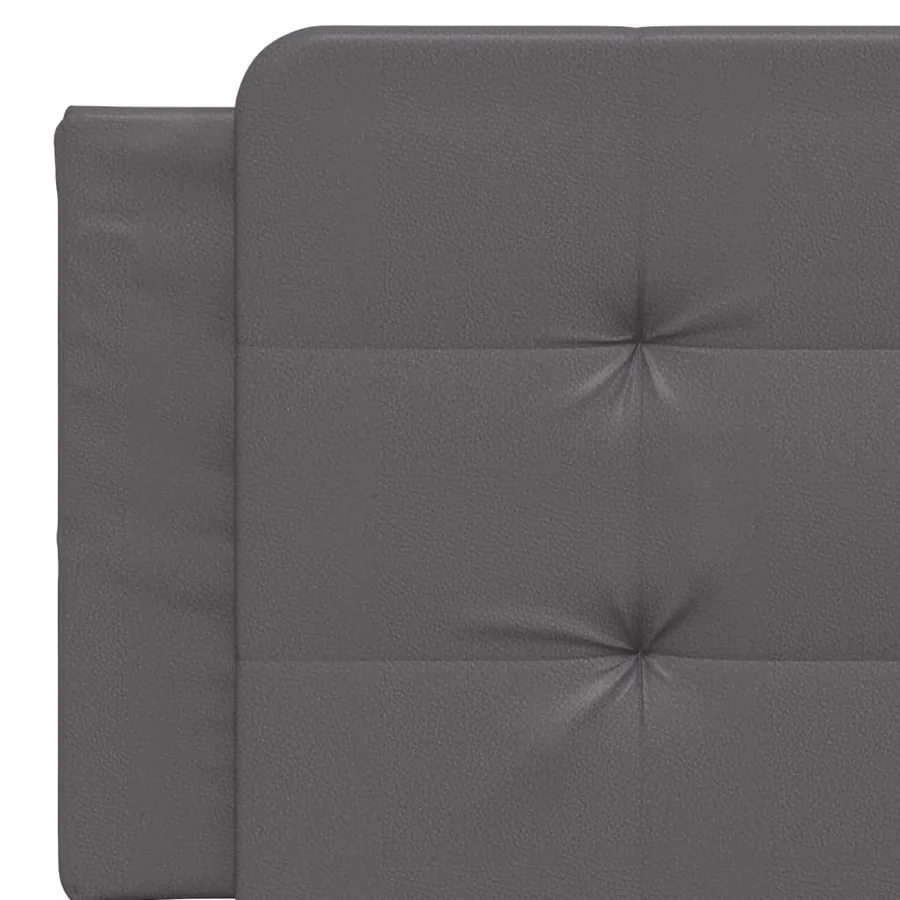 Coussin de tête de lit Zadar gris 160 cm similicuir - 7